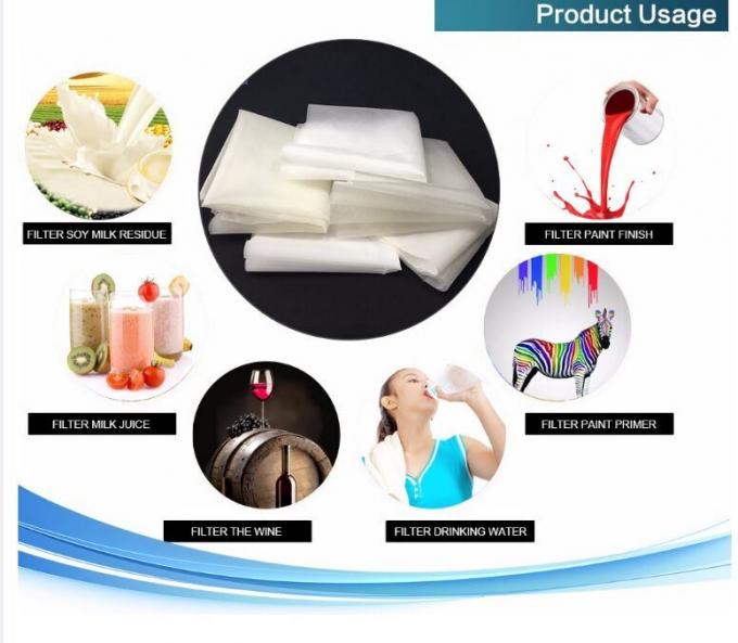 Túi lưới lọc chất lỏng PP PE nylon 5 Micron cho bộ lọc sữa / cà phê / trà hạt 0